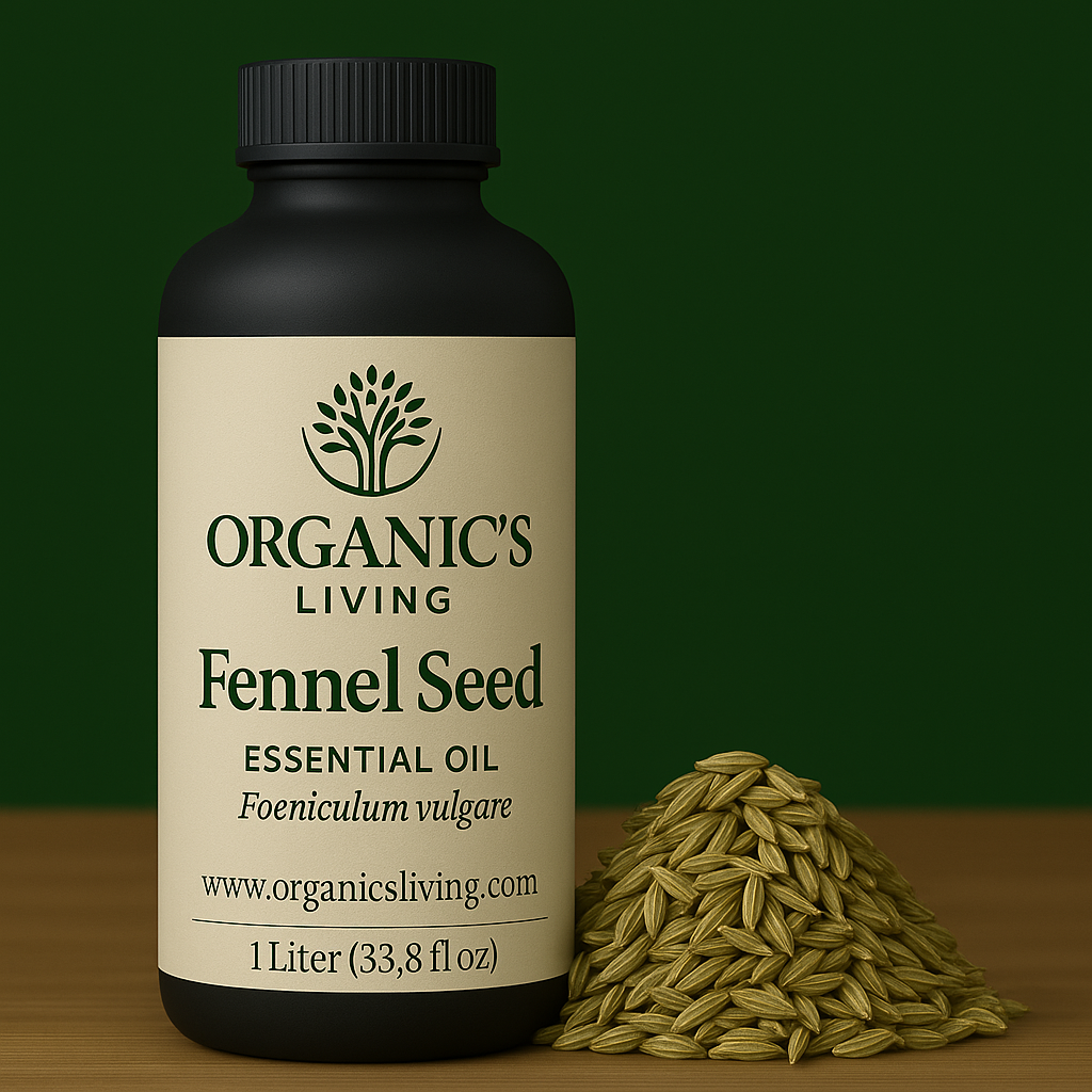 Fennel Seed Essential Oil Bottle – 100% Pure & Natural | Organic’s Living