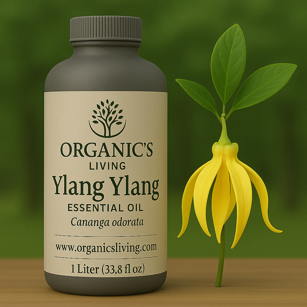 Ylang Ylang Essential Oil – 100% Pure & Natural for Skin, Hair & Aromatherapy | Organic’s Living