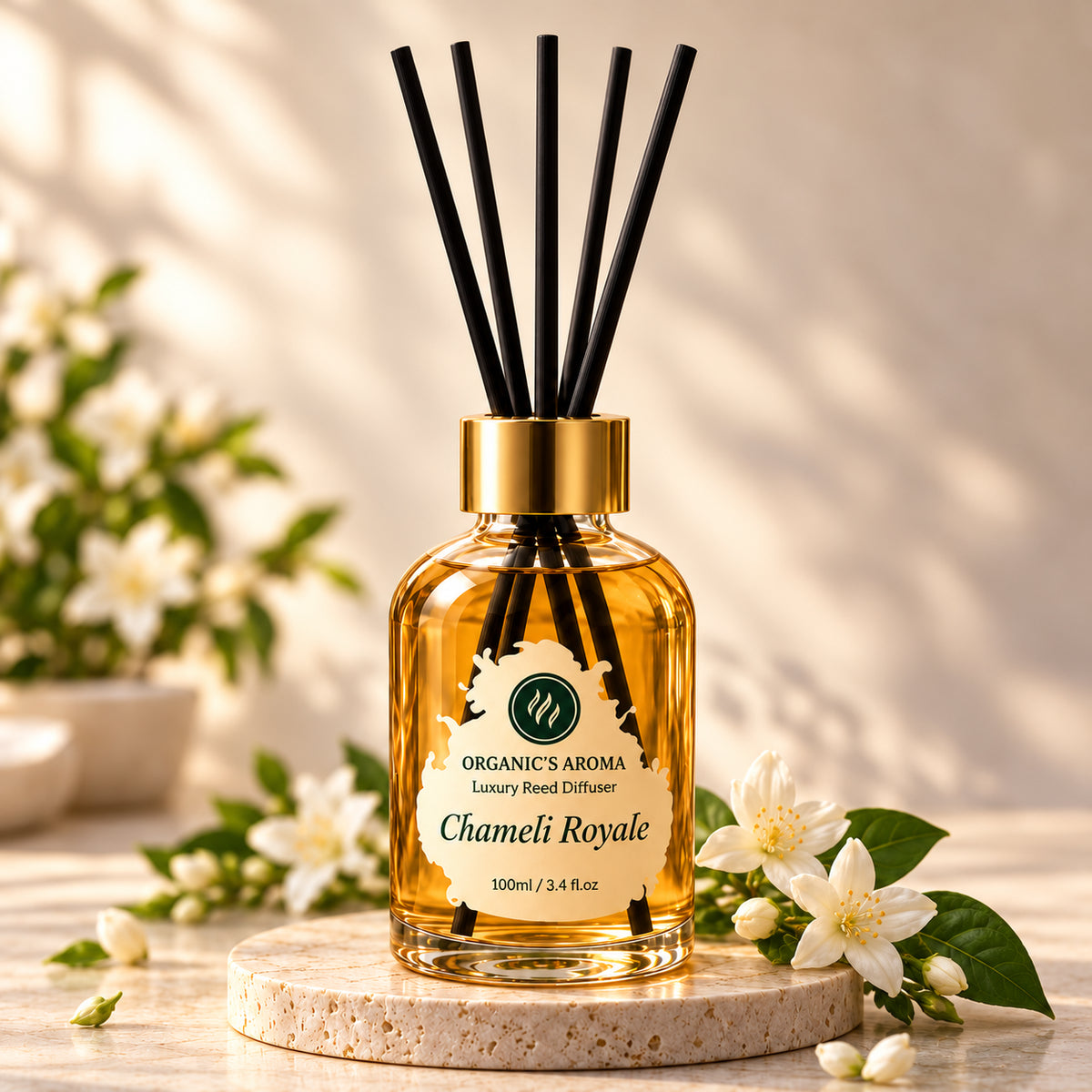 Chameli Royale Jasmine Reed Diffuser – 100ml