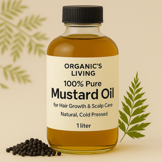 Organic Mustard Oil for Cooking, Hair & Skin – 100% Pure