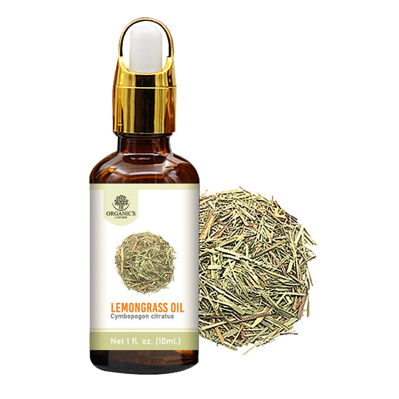 Lemongrass Essential Oil Bottle – 100% Pure & Natural | Organic’s Living