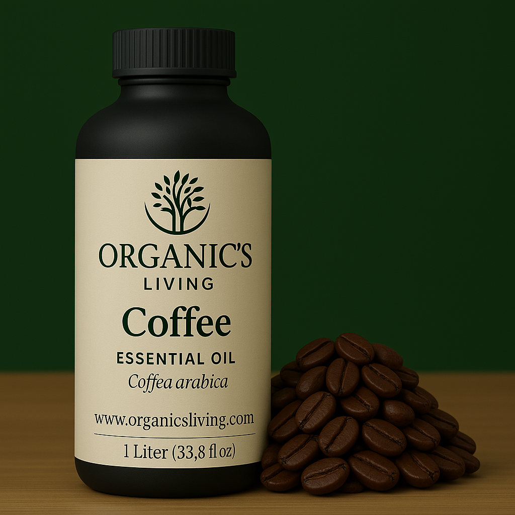 “Roasted Coffee Bean Essential Oil – Organic’s Living