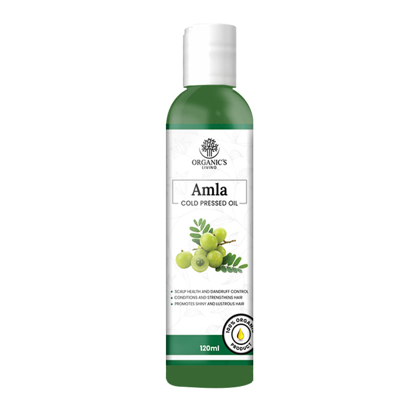 Cold Pressed Amla Oil Bottle – Organic Hair Care