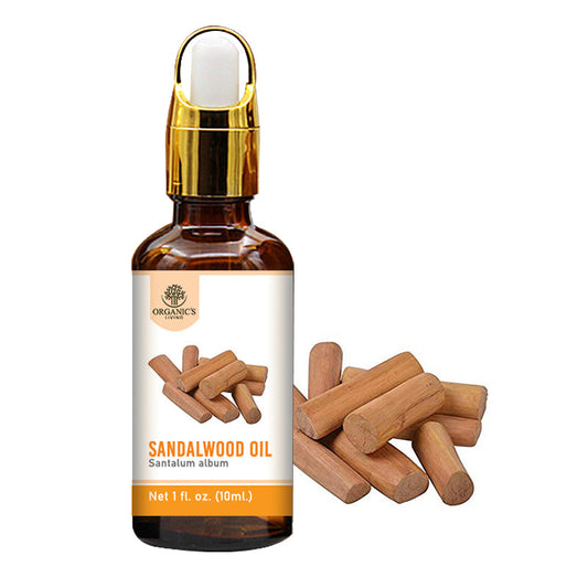 “Sandalwood Essential Oil Bottle – 100% Pure & Natural | Organic’s Living