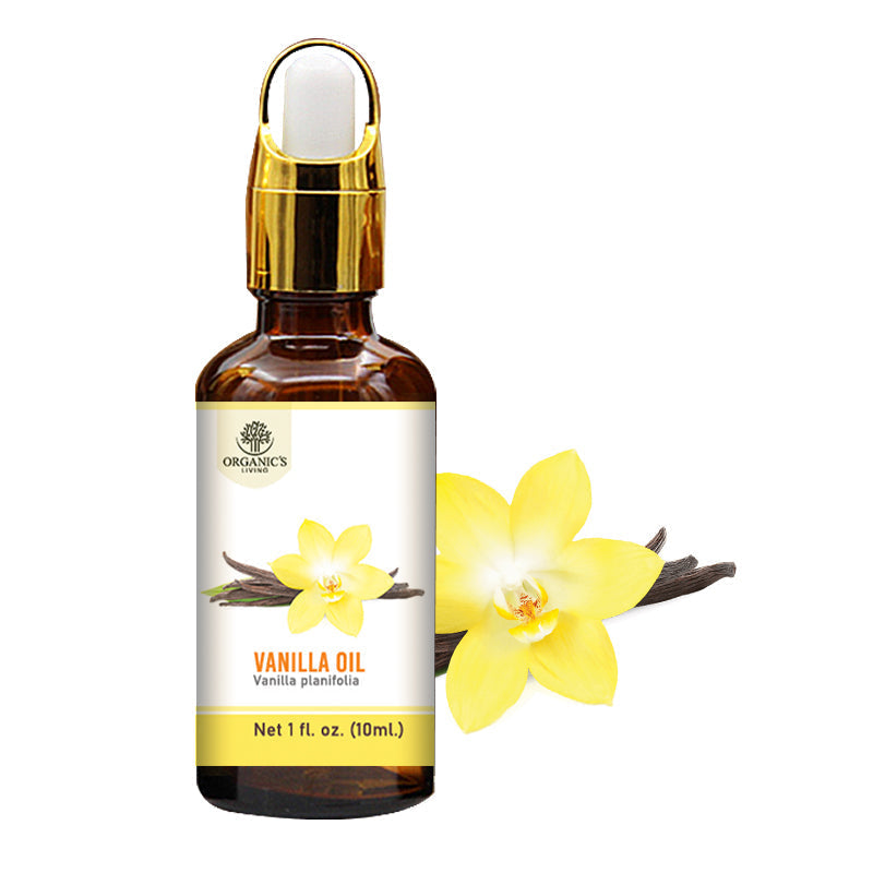 Vanilla Fragrance Oil Bottle – Warm Sweet Scent by Organic’s Living
